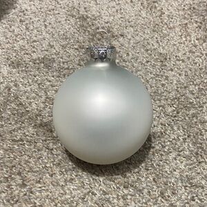 Hobby Lobby Frosted White Holiday Ornament